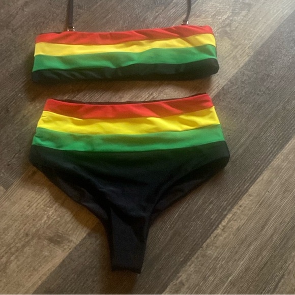 San Lorenzo Rasta Stripe Bikini - Picture 4 of 4